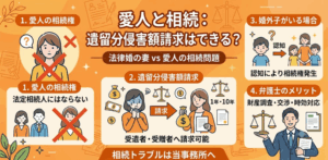 愛人に遺留分侵害額請求はできる？